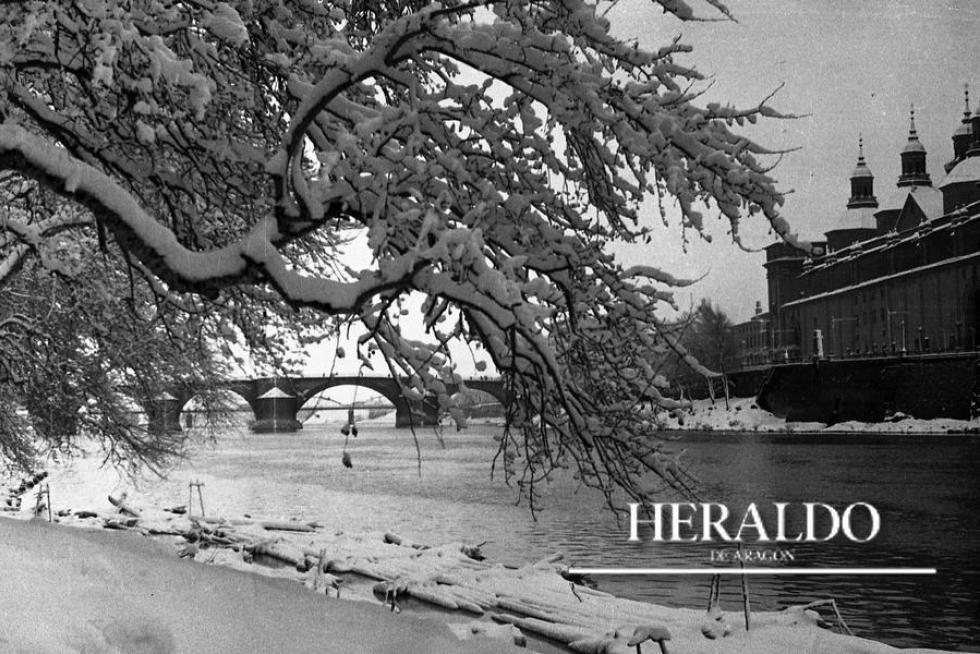 Nevada en Zaragoza en 1949.