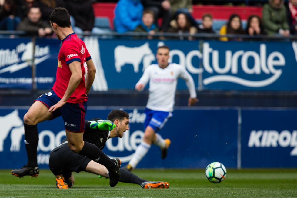 Victoria del Real Zaragoza ante Osasuna en el Sadar