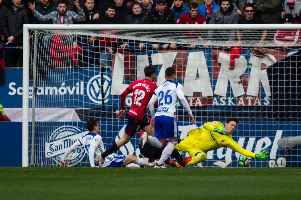 Victoria del Real Zaragoza ante Osasuna en el Sadar