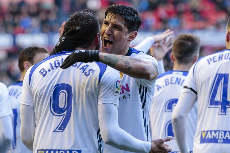 Victoria del Real Zaragoza ante Osasuna en el Sadar