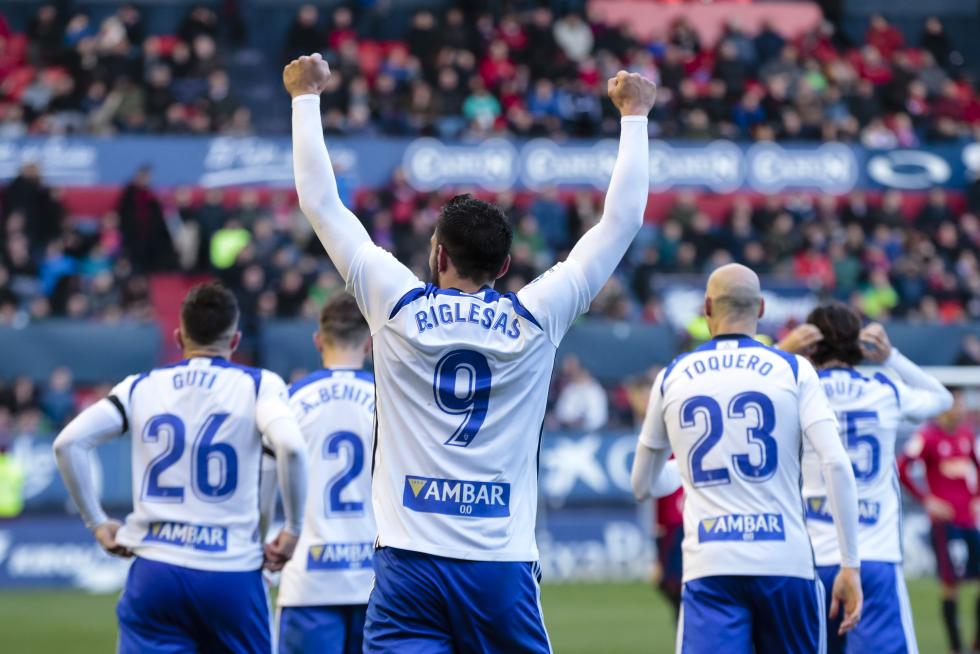 Victoria del Real Zaragoza ante Osasuna en el Sadar
