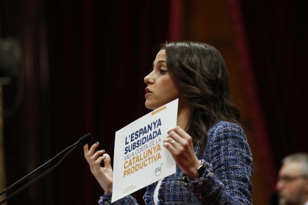La líder de Ciudadanos en Cataluña, Inés Arrimadas