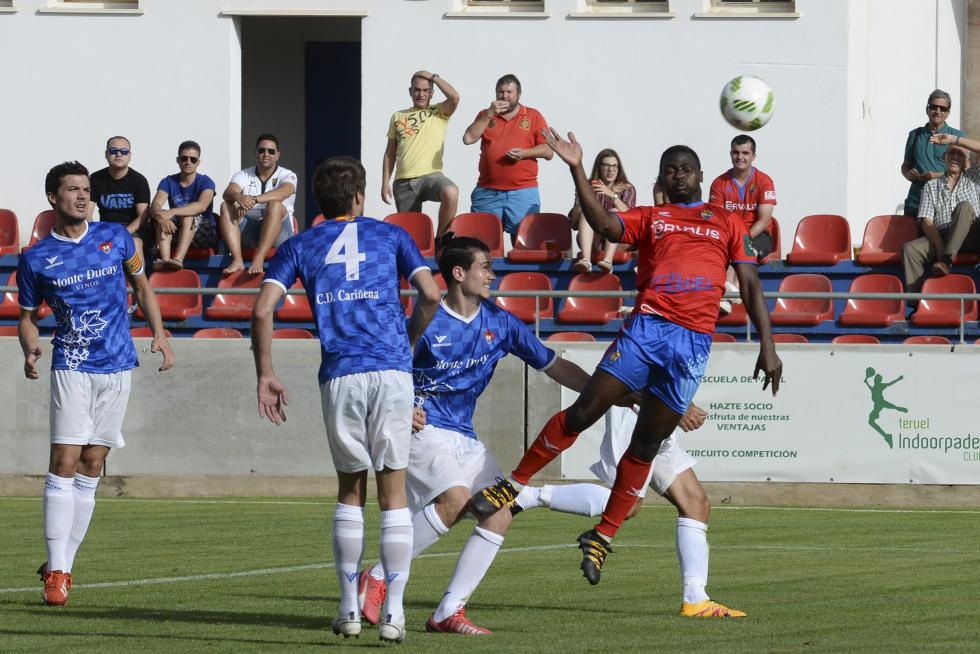 Partido de liga CD Teruel - Cariñena Monte Ducay /2016-08-28/ Foto Jo