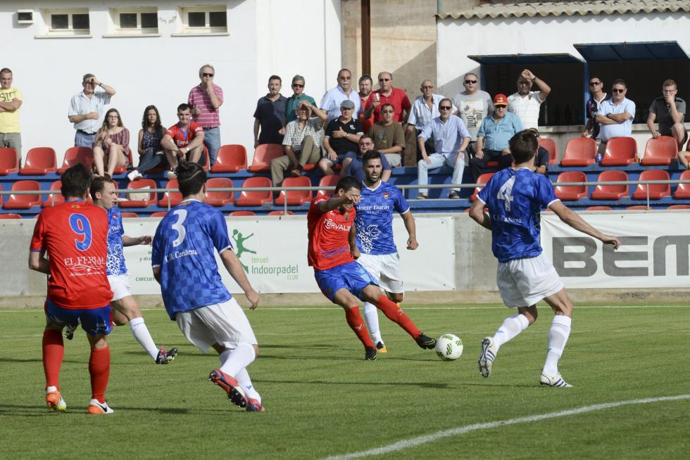 Partido de liga CD Teruel - Cariñena Monte Ducay /2016-08-28/ Foto Jo