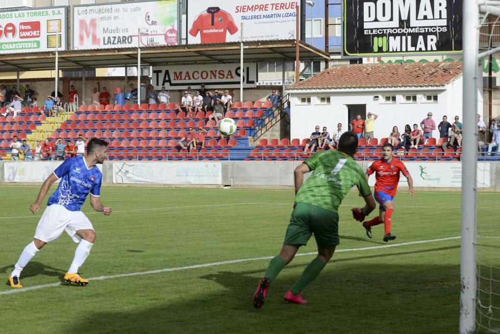 Partido de liga CD Teruel - Cariñena Monte Ducay /2016-08-28/ Foto Jo