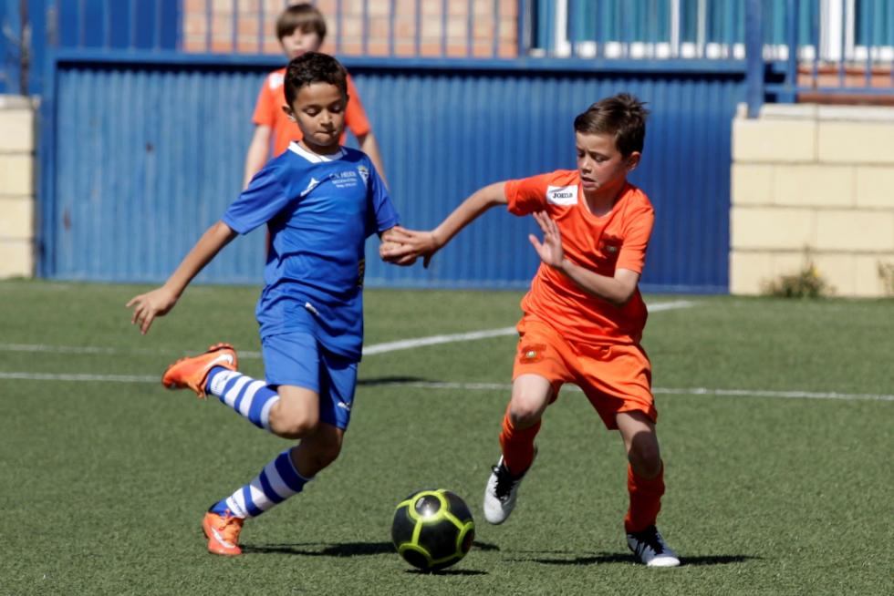 Fútbol. Benjamín Preferente. Helios vs. Juventud