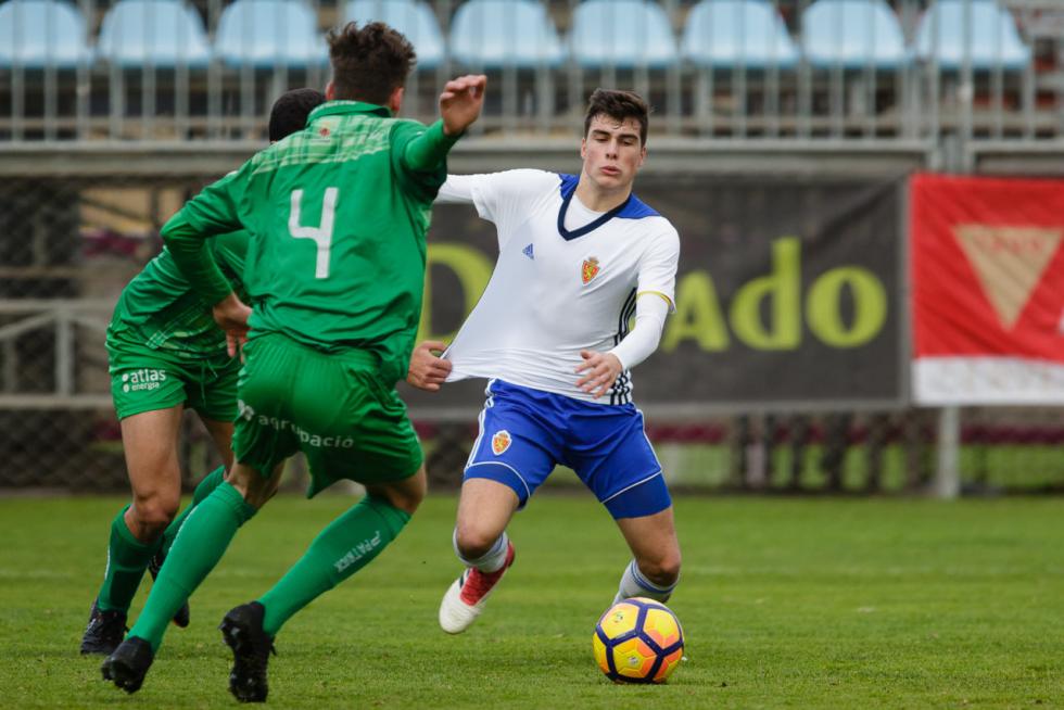 Fútbol. Juvenil DH- Real Zaragoza vs. Cornellá.