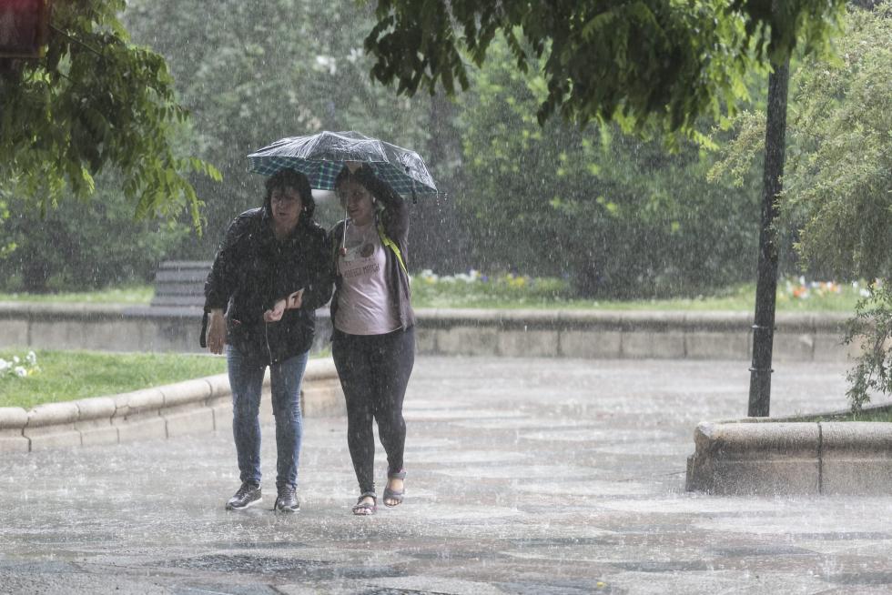 Tormenta en Zaragoza