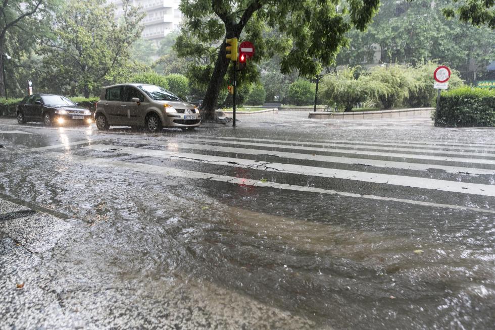 Tormenta en Zaragoza