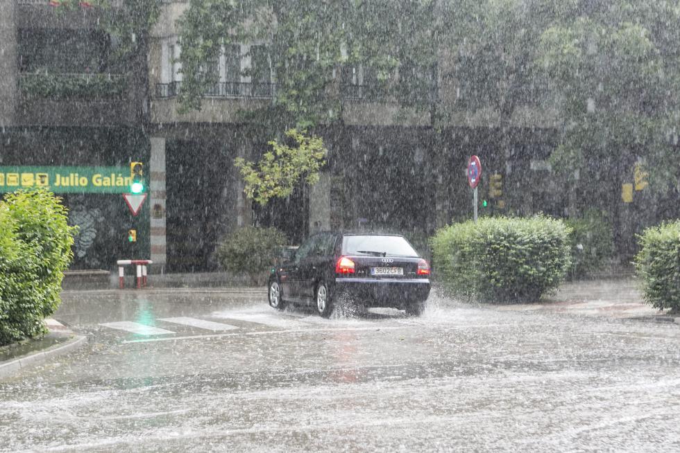 Tormenta en Zaragoza