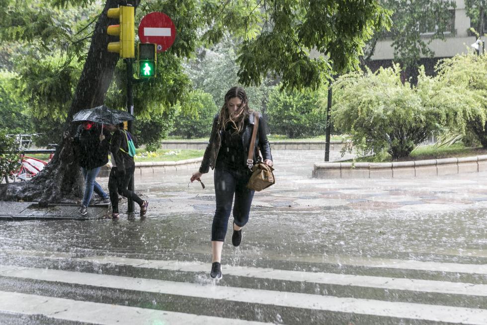 Tormenta en Zaragoza