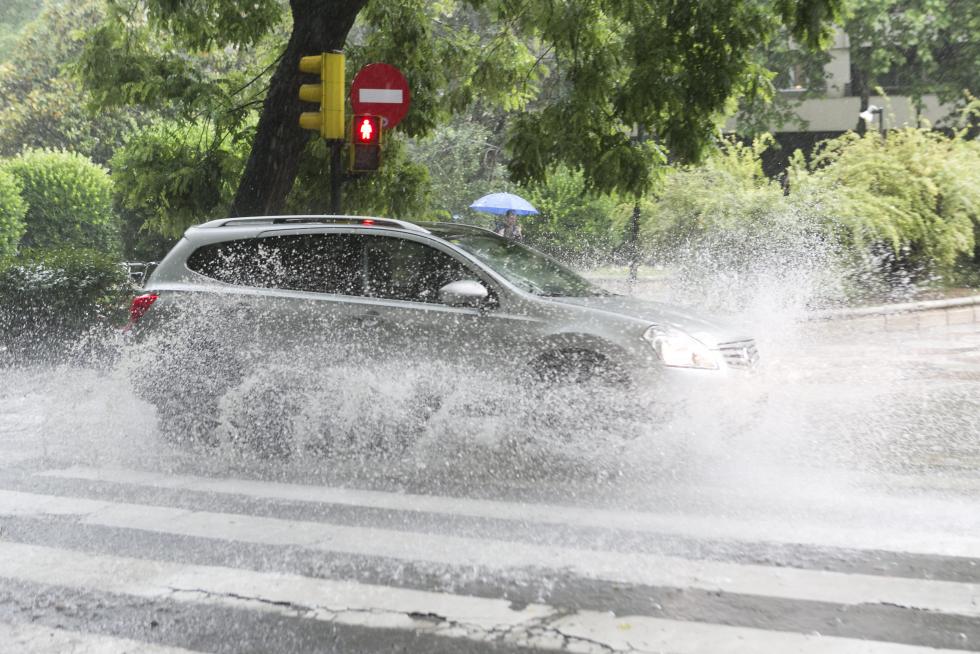 Tormenta en Zaragoza