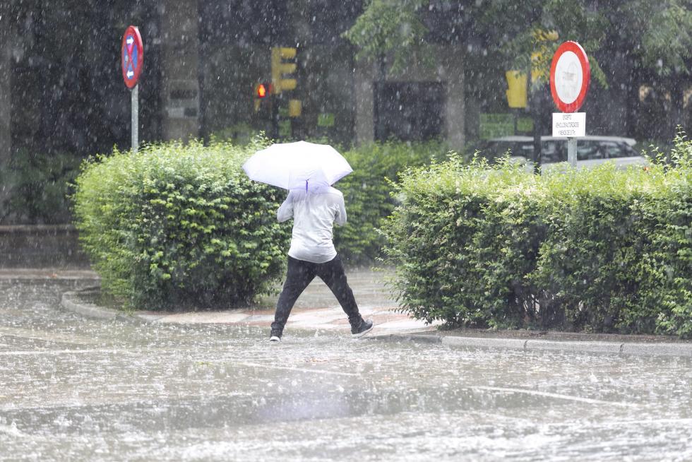 Tormenta en Zaragoza