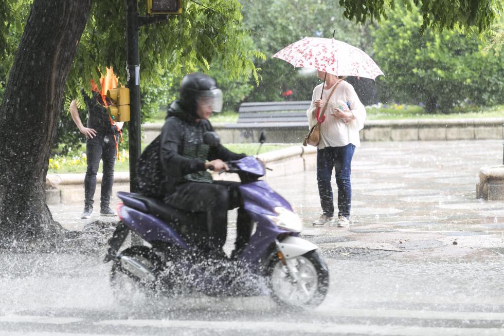 Tormenta en Zaragoza