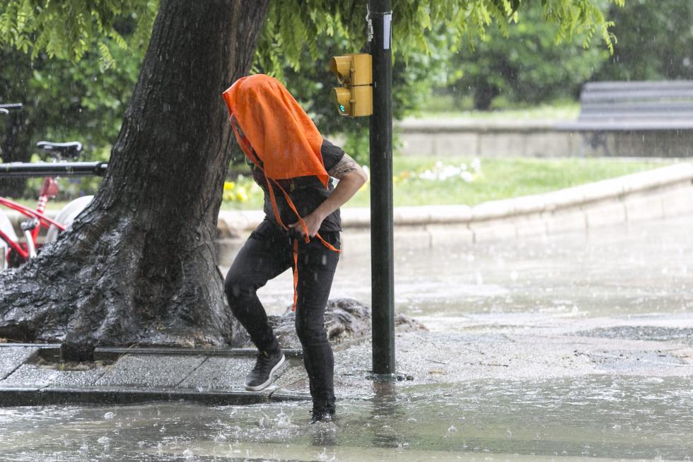 Tormenta en Zaragoza