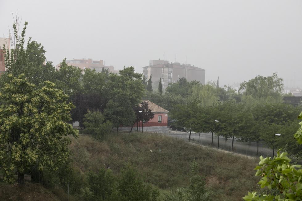 Tormenta en Zaragoza