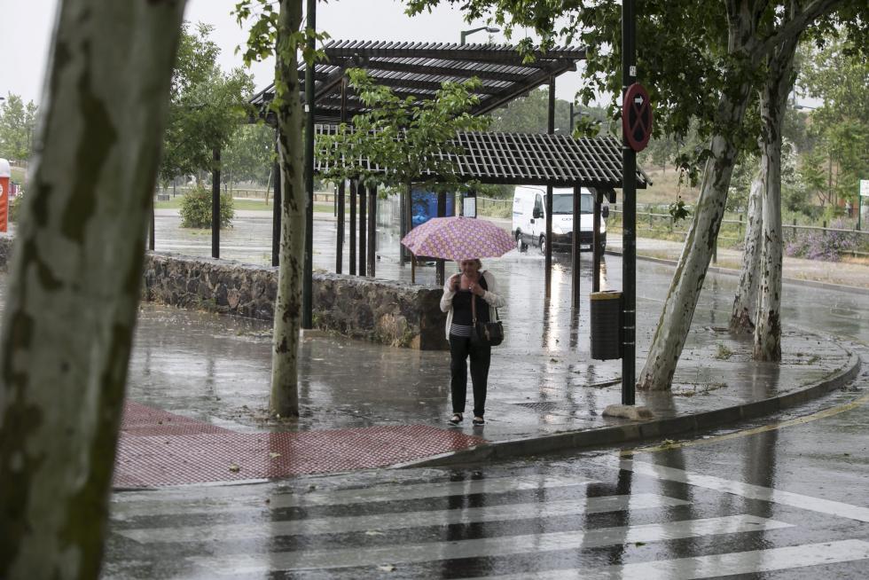 Tormenta en Zaragoza