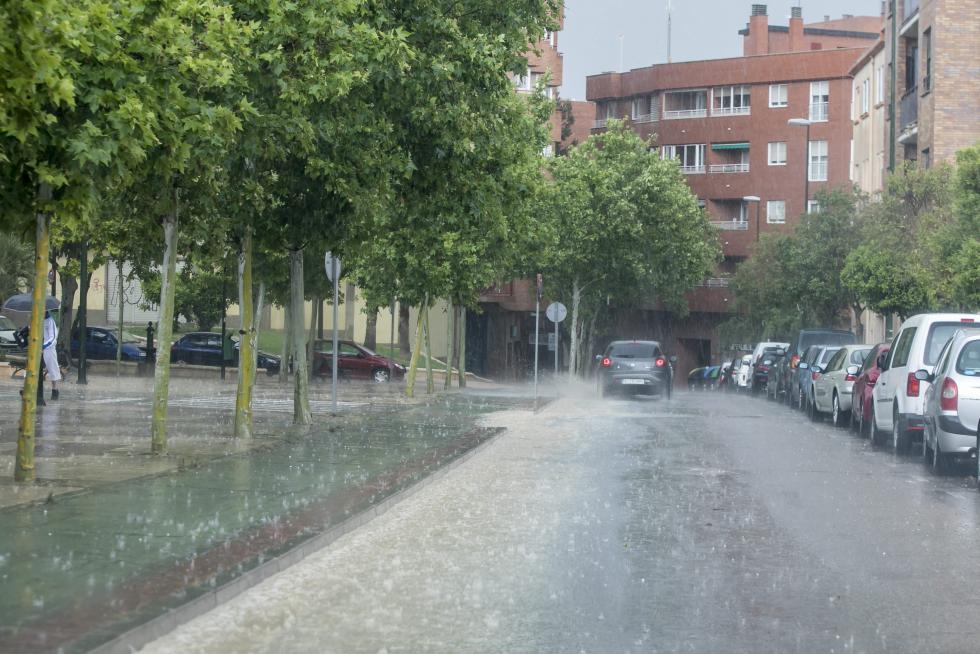 Tormenta en Zaragoza