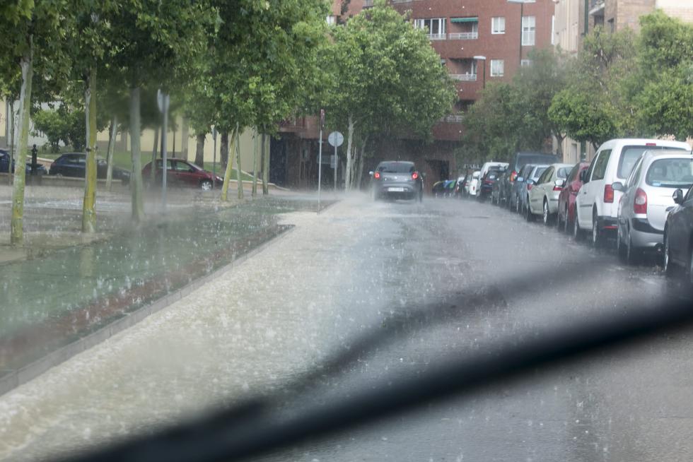 Tormenta en Zaragoza