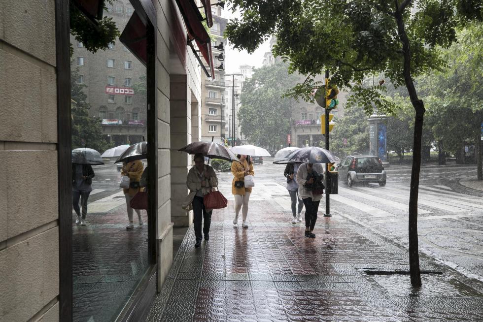 Tormenta en Zaragoza