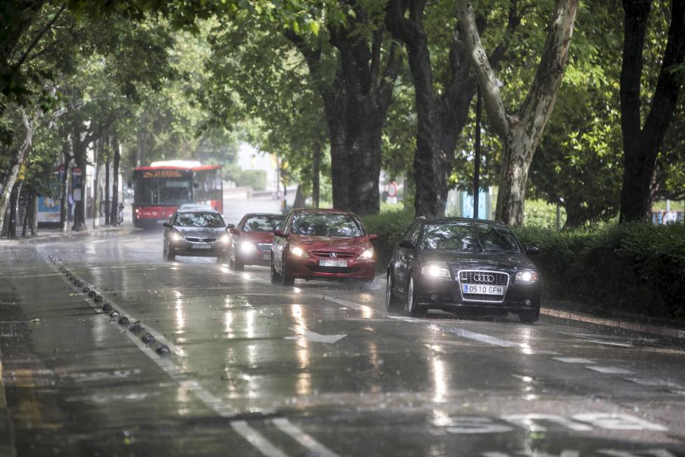 Tormenta en Zaragoza