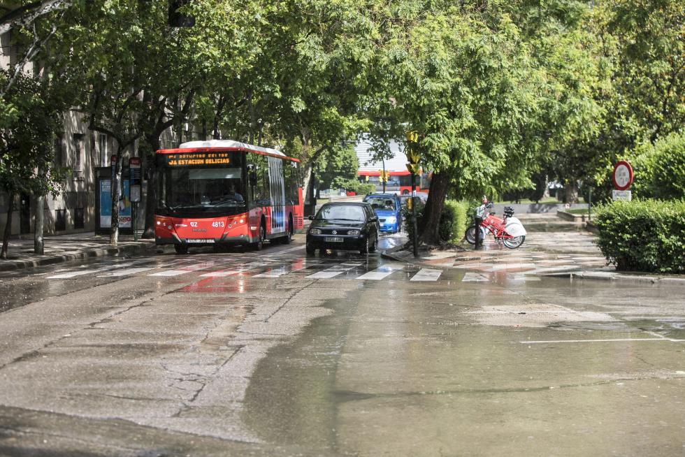 Tormenta en Zaragoza