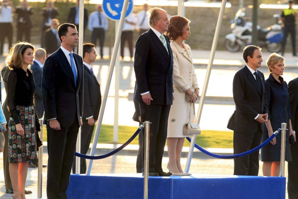 Acto institucional de la inauguración de la Expo con los Reyes de España