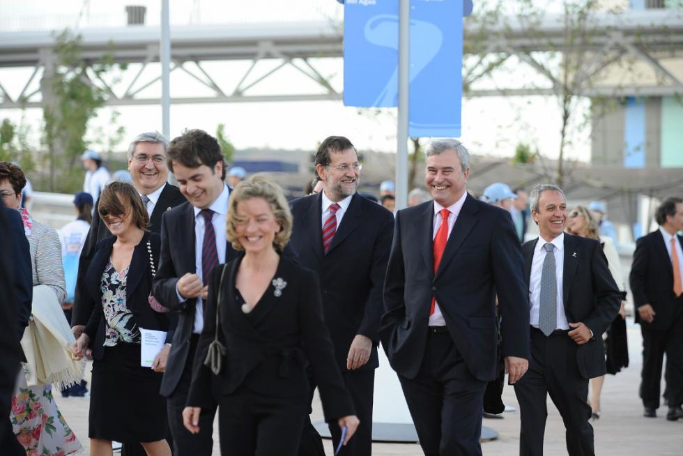 Acto institucional de la inauguración de la Expo