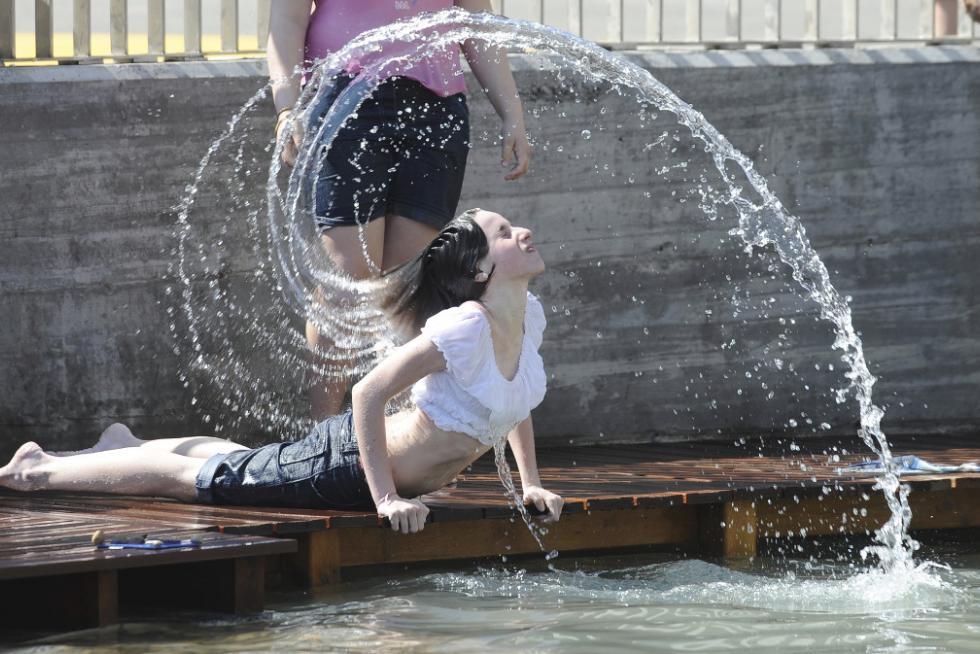 El calor fue otro de los protagonistas