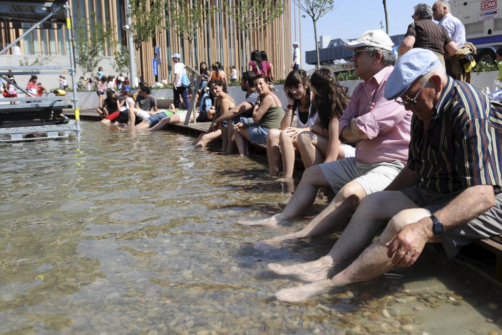 El calor fue otro de los protagonistas