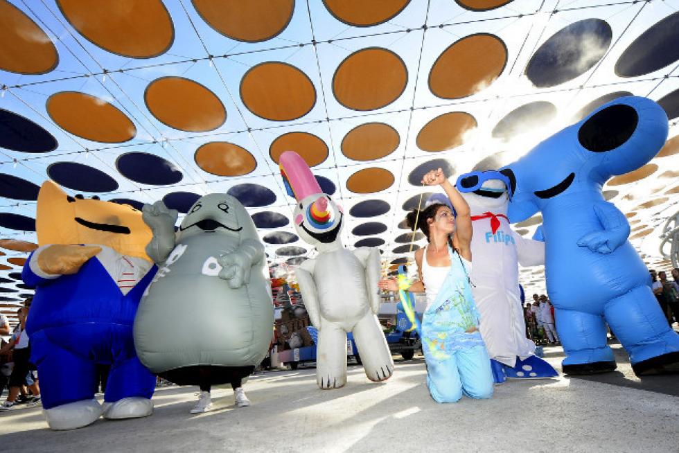 Las mascotas juntas