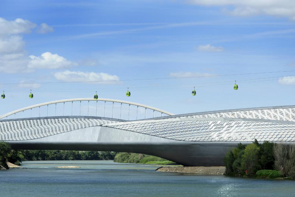 El Pabellón Puente y el telecabina