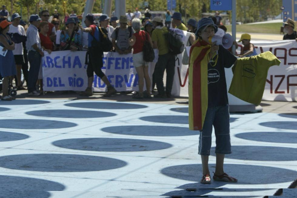 También hubo momentos para las protestas