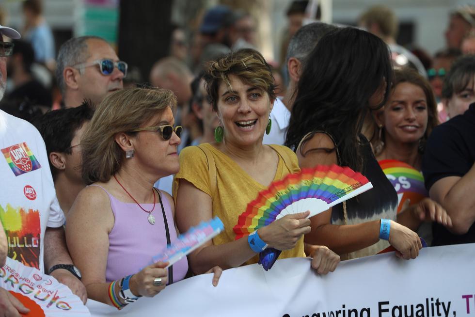 Las calles de Madrid se llenan de colorido en el desfile del Orgullo