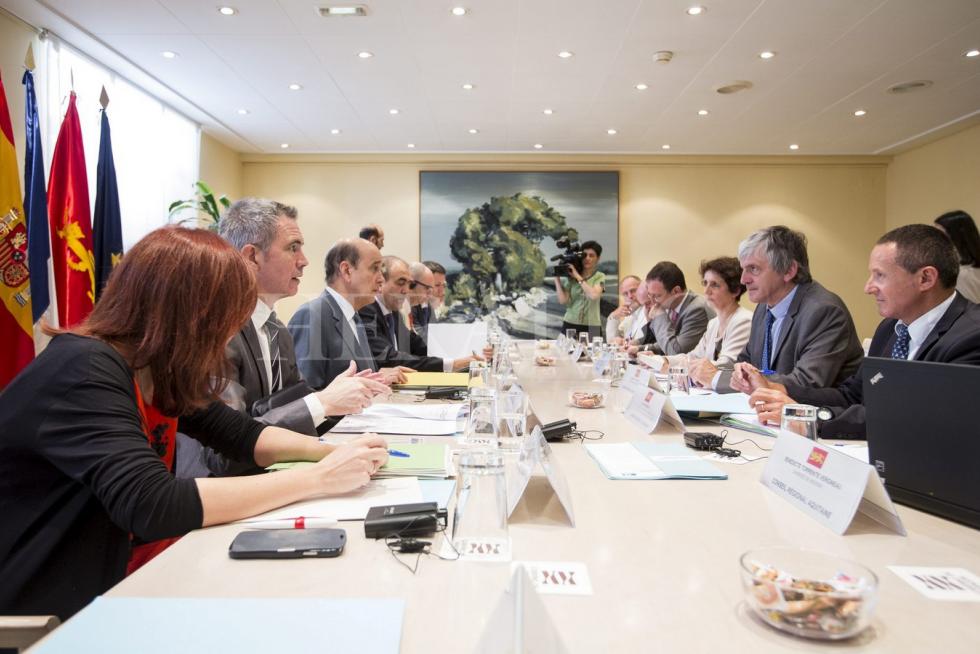Reunión del grupo de trabajo por la reapertura del Canfranc el 1 de julio de 2014