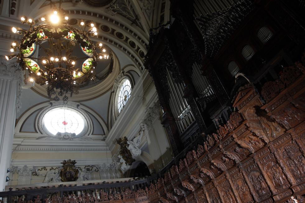 El coro de labasílica del Pilar, uno de los mayores tesoros artísticos que guarda el templo