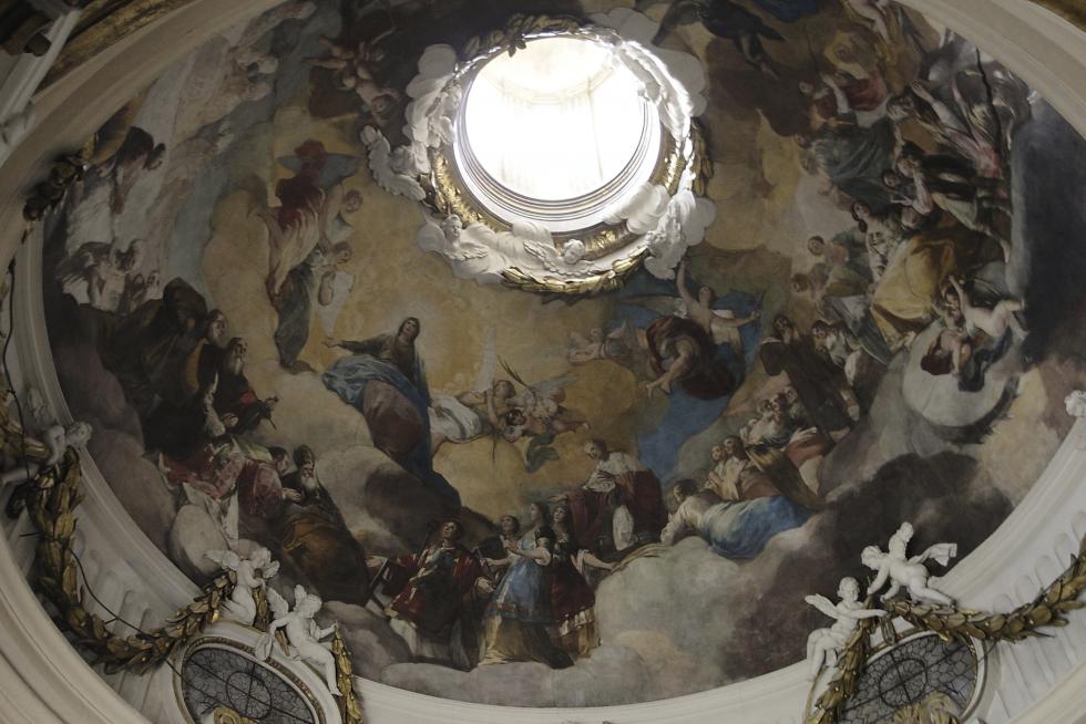 La cúpula 'Regina Martyrum', una obra maestra de Francisco de Goya