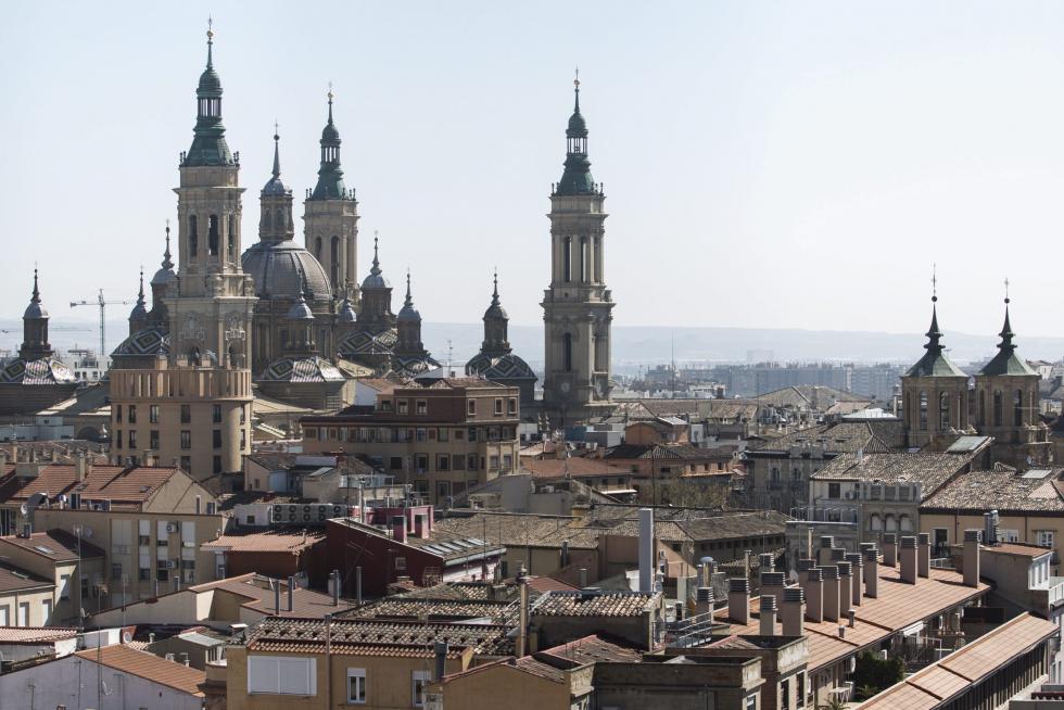 Vistas de la Basílica del Pilar de Zaragoza