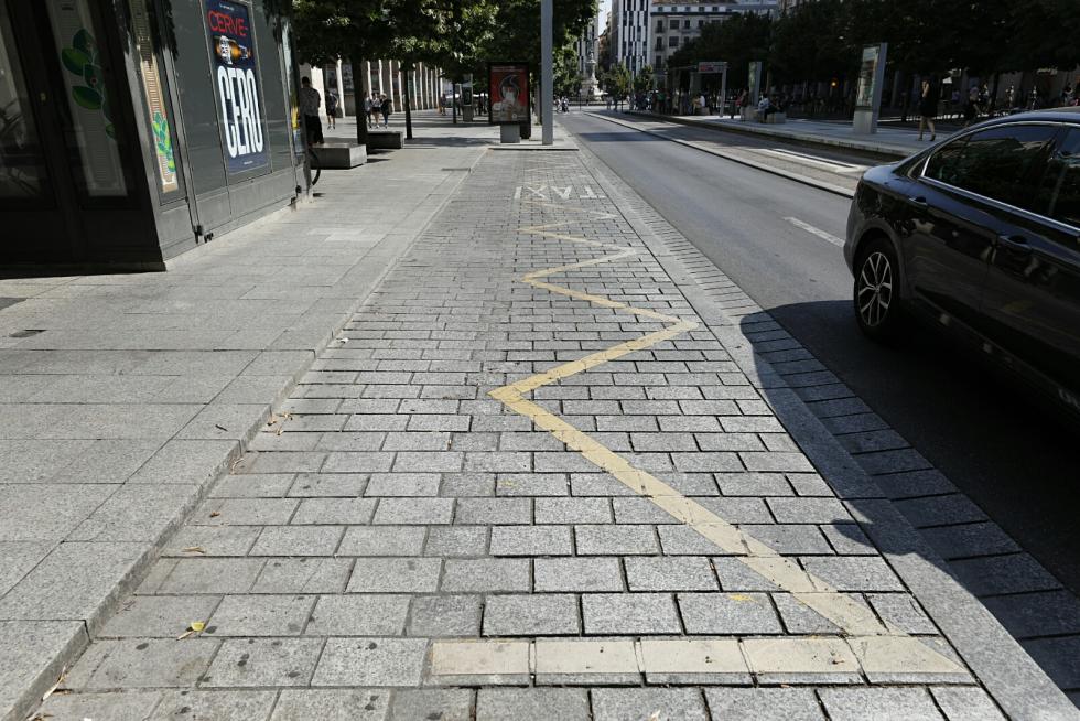 Huelga de taxistas en Zaragoza