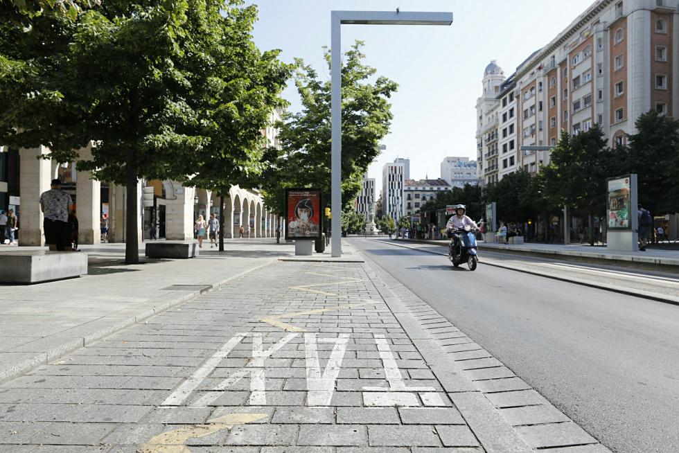 Huelga de taxistas en Zaragoza