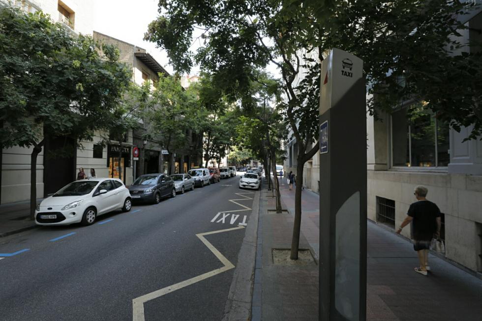 Huelga de taxistas en Zaragoza