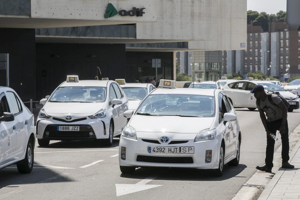 Huelga de taxistas en Zaragoza