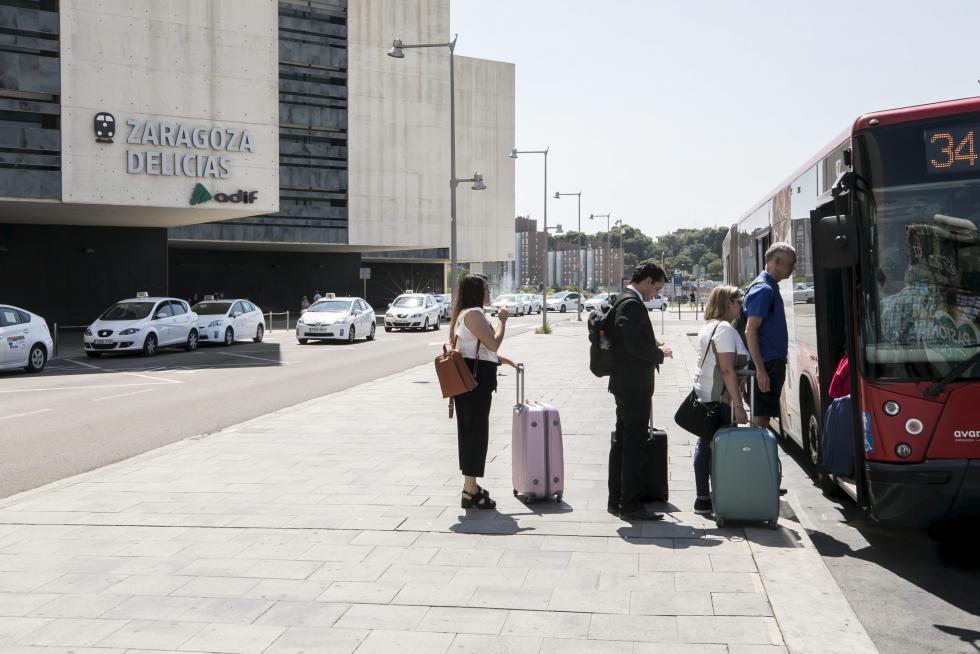 Huelga de taxistas en Zaragoza