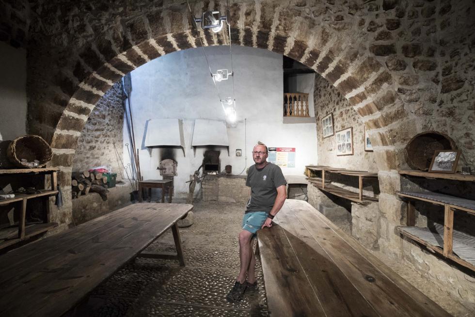 José Luis Carceller en el Museo del Pan