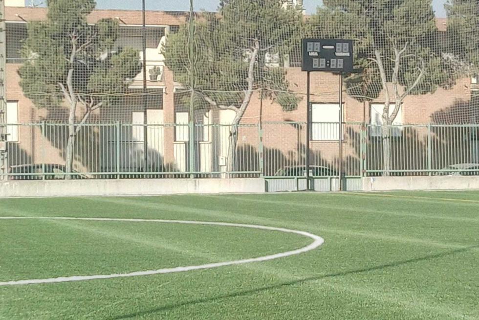 campo de fútbol de césped actual de Los Molinos