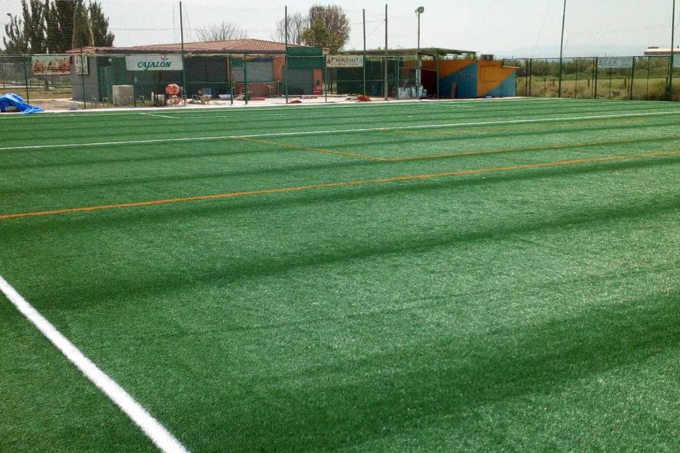 campo de fútbol de césped actual de Los Molinos