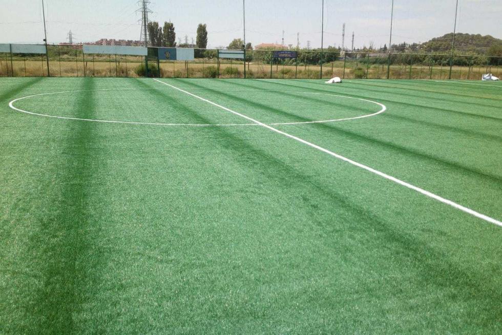 campo de fútbol de césped actual de Los Molinos