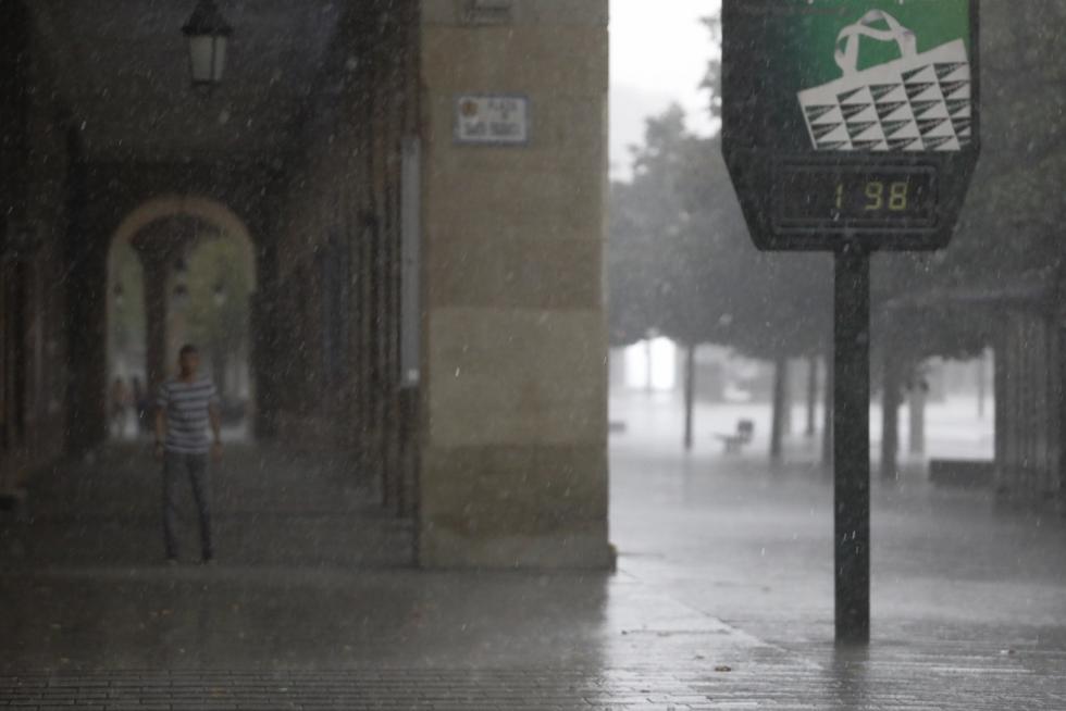Tormenta en Zaragoza