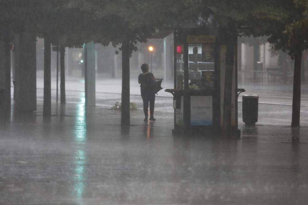 Tormenta en Zaragoza