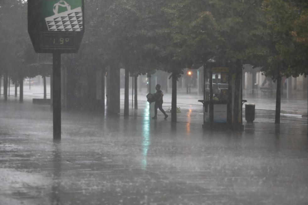 Tormenta en Zaragoza